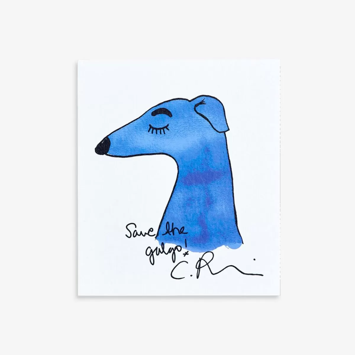 Online Mini Rodini 4-pack Wall Art Posters Save the Galgo