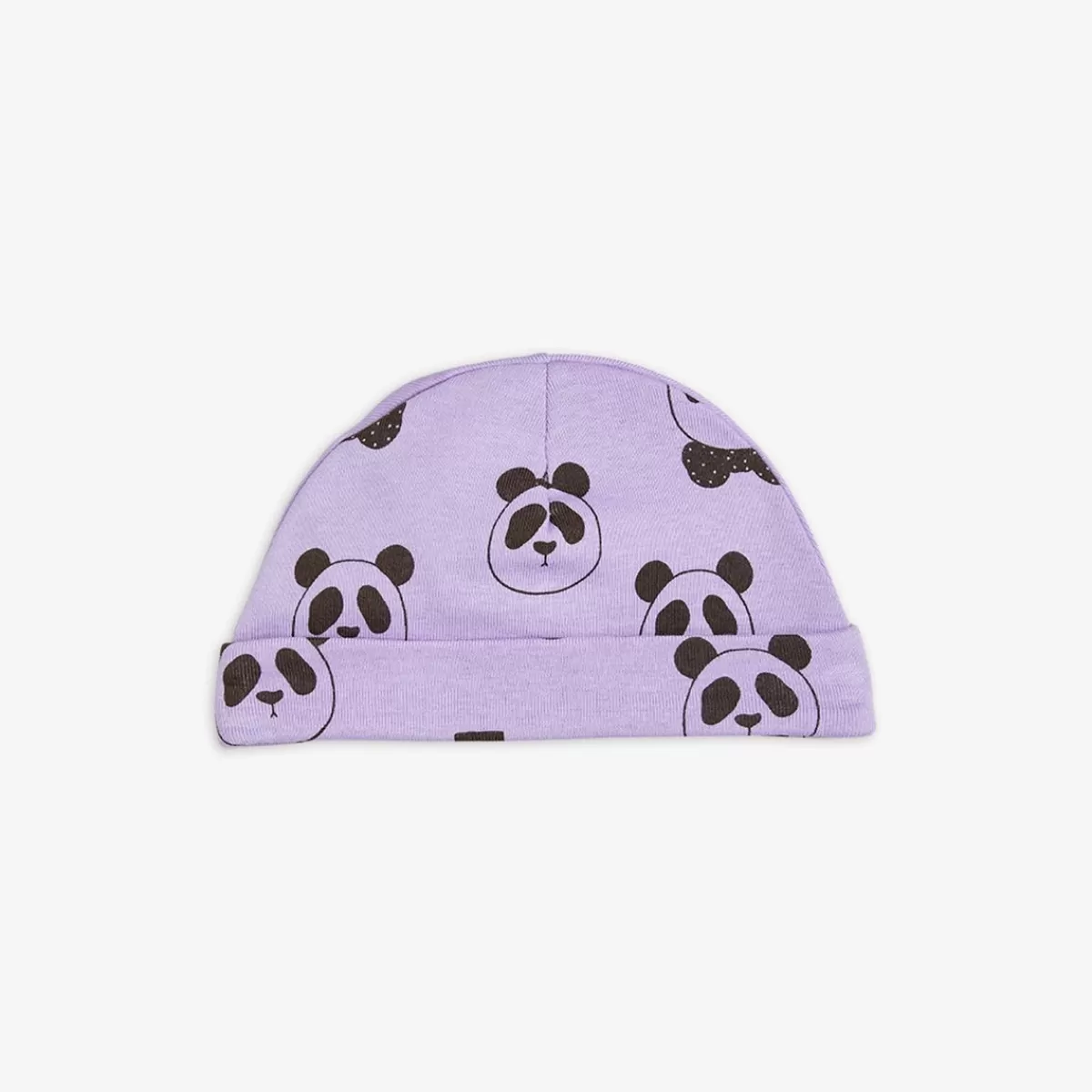 New Mini Rodini Panda Baby Beanie Lila Purple