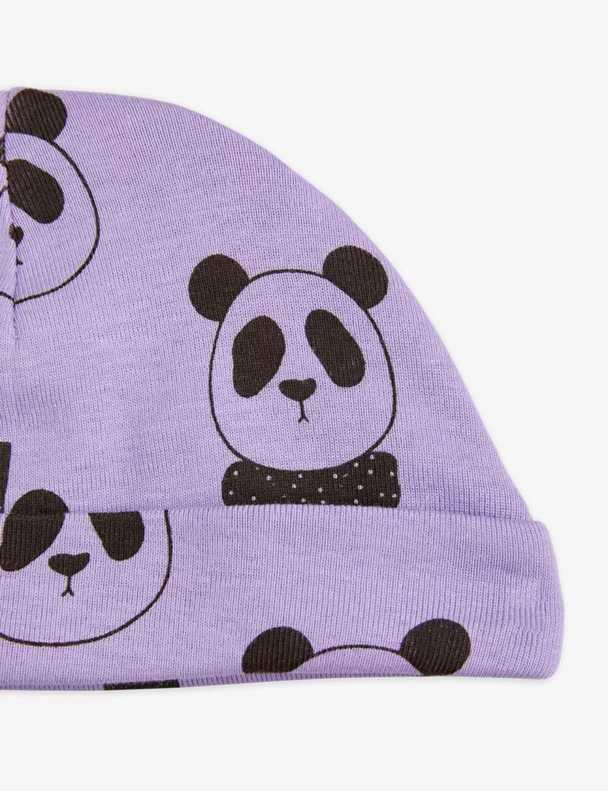 New Mini Rodini Panda Baby Beanie Lila Purple