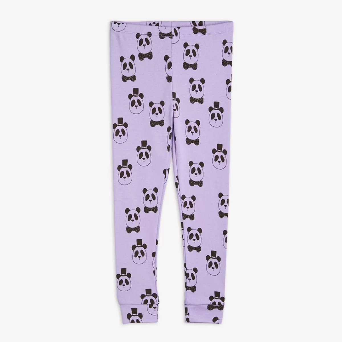 Clearance Mini Rodini Panda Leggings Lila Purple