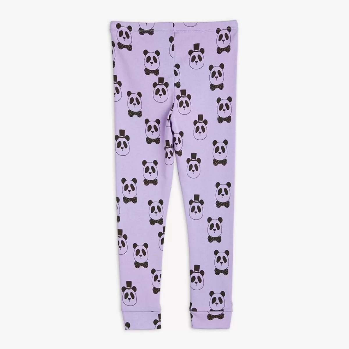 Clearance Mini Rodini Panda Leggings Lila Purple