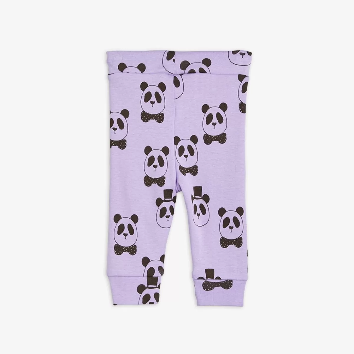 Outlet Mini Rodini Panda Leggings Nyfödd Lila Purple