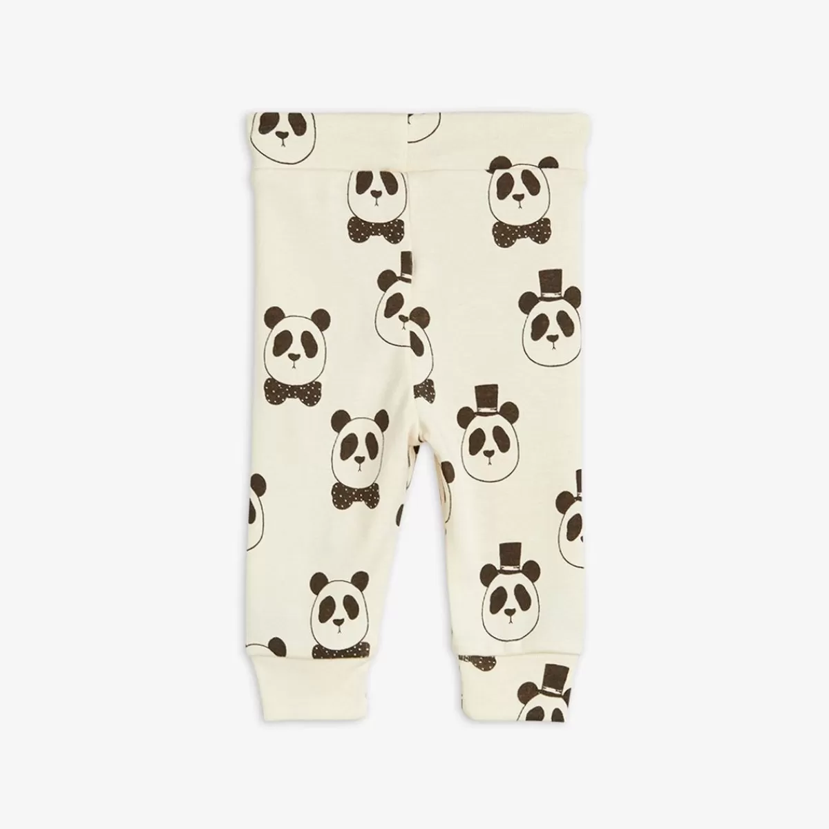 Cheap Mini Rodini Panda Leggings Nyfödd Offwhite