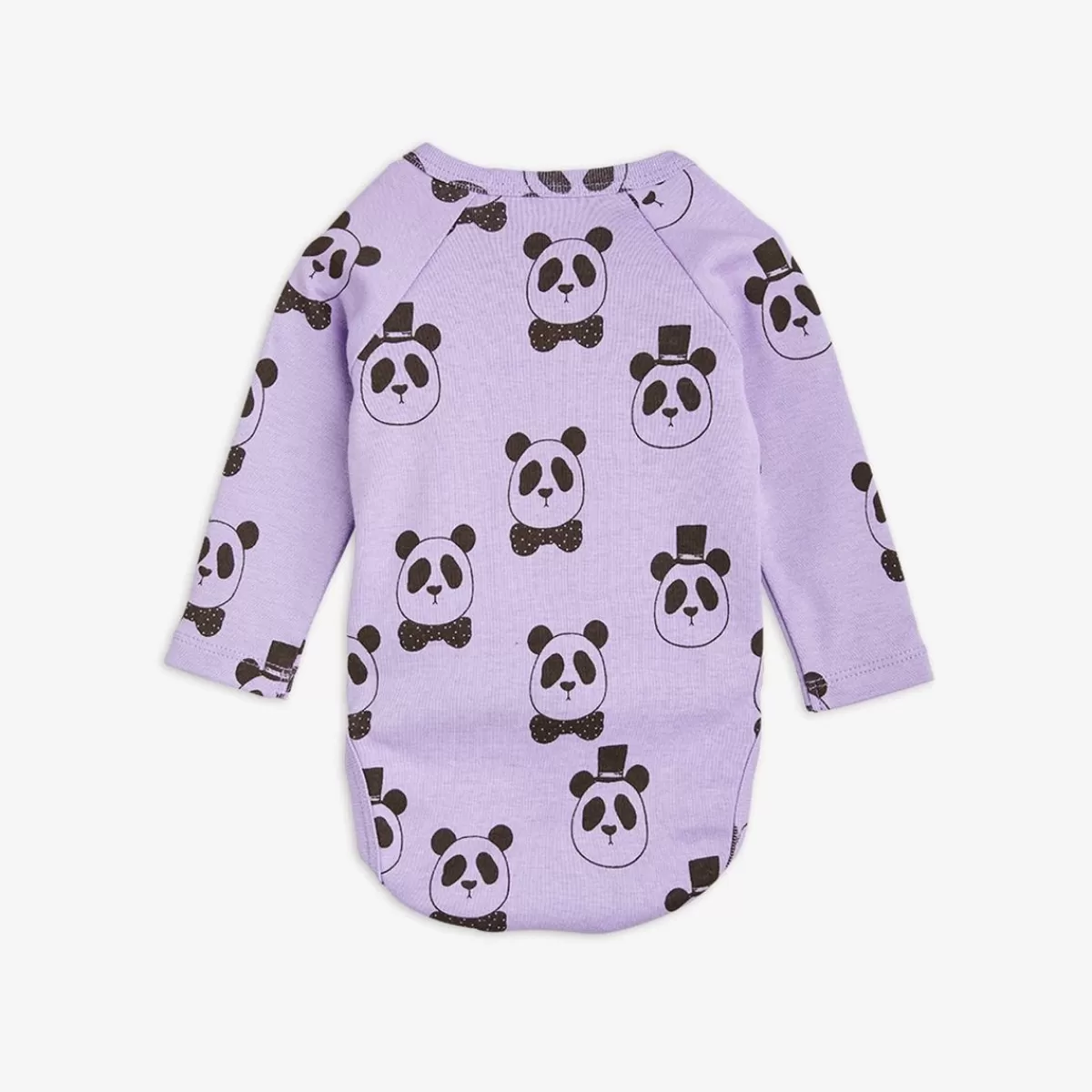 Best Sale Mini Rodini Panda Omlottbody Lila Purple