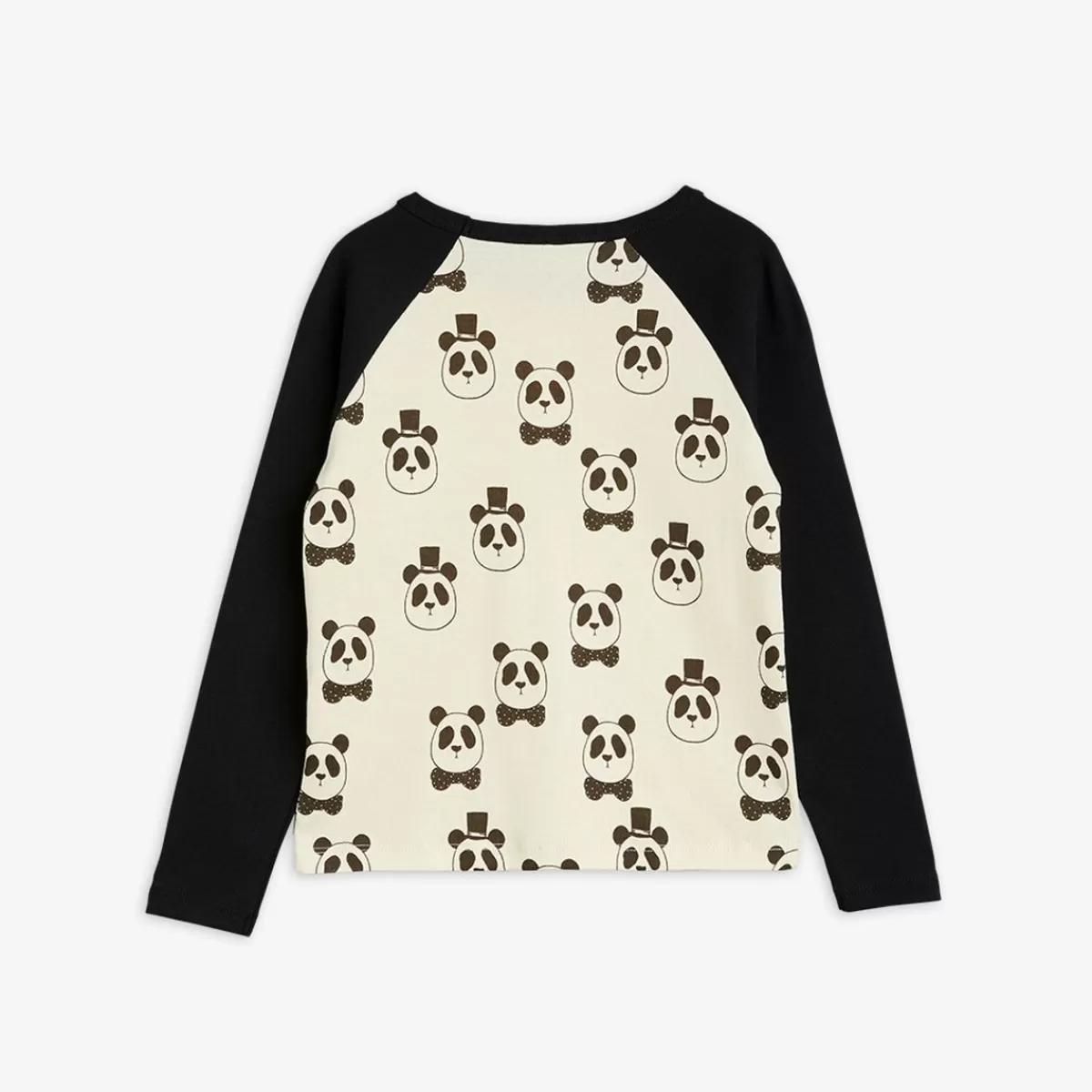 Sale Mini Rodini Panda Raglan Långärmad T-shirt Offwhite