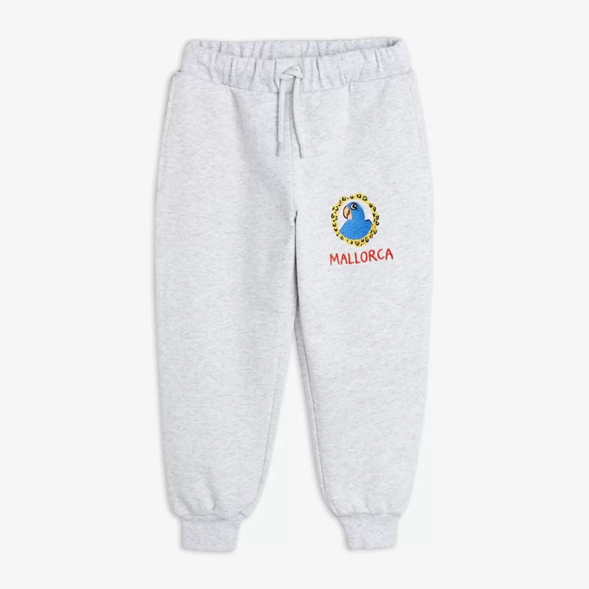 Store Mini Rodini Parrot Broderade Sweatpants