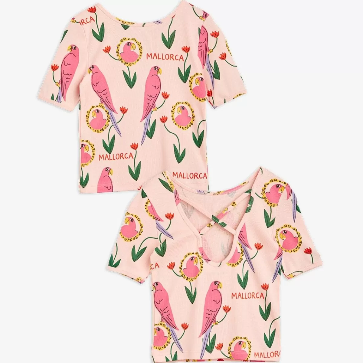 Shop Mini Rodini Parrots Ballett T-shirt