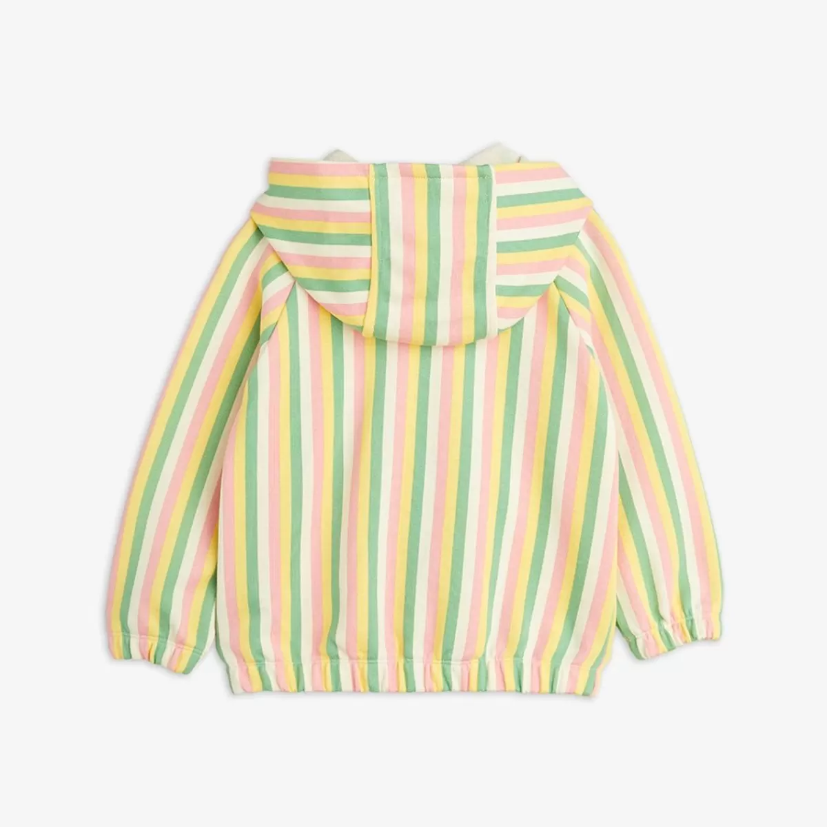 Cheap Mini Rodini Pastel Stripe Hoodie med Dragkedja