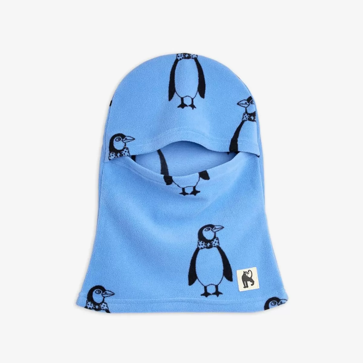 Outlet Mini Rodini Penguin Fleecebalaclava Blå