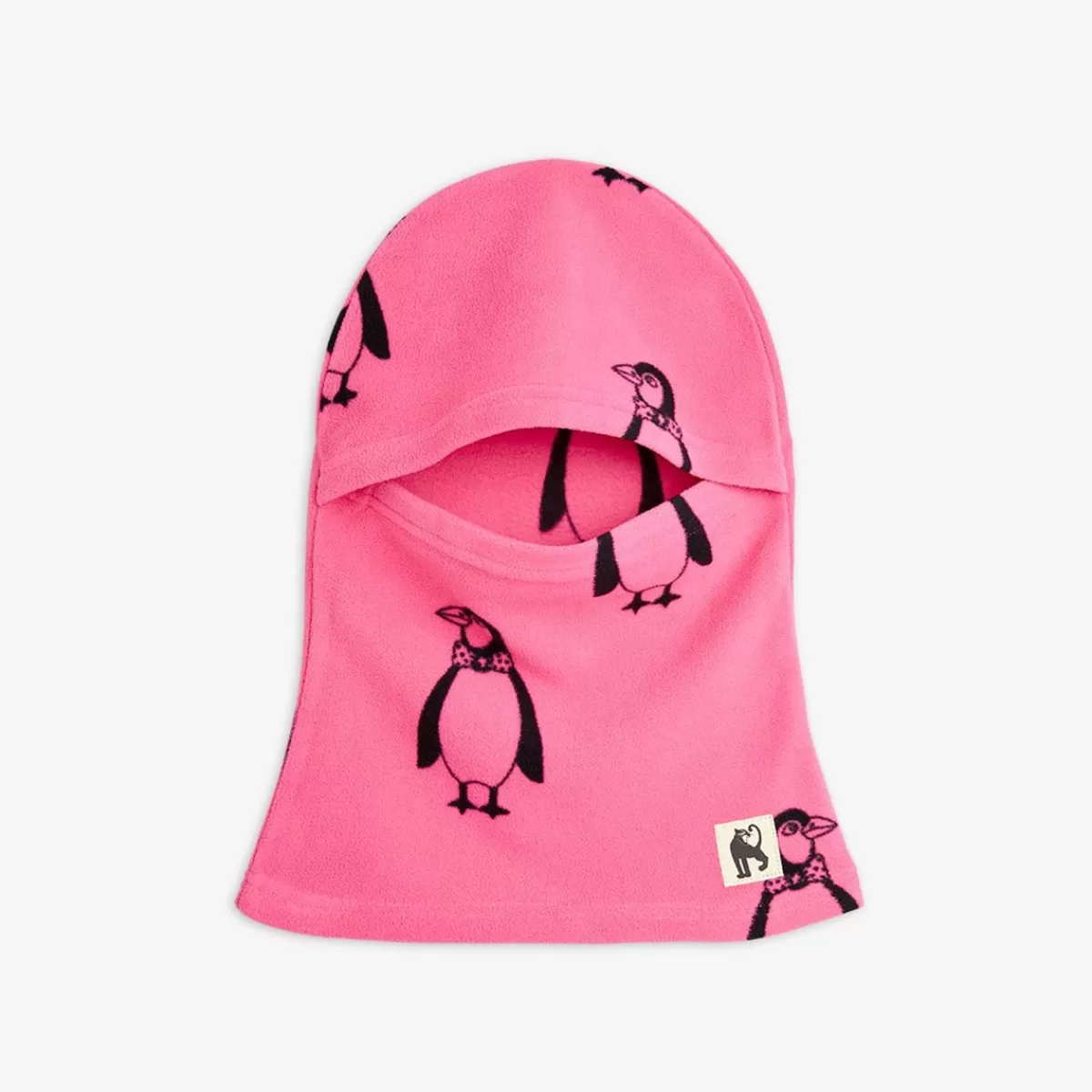 Sale Mini Rodini Penguin Fleecebalaclava Rosa