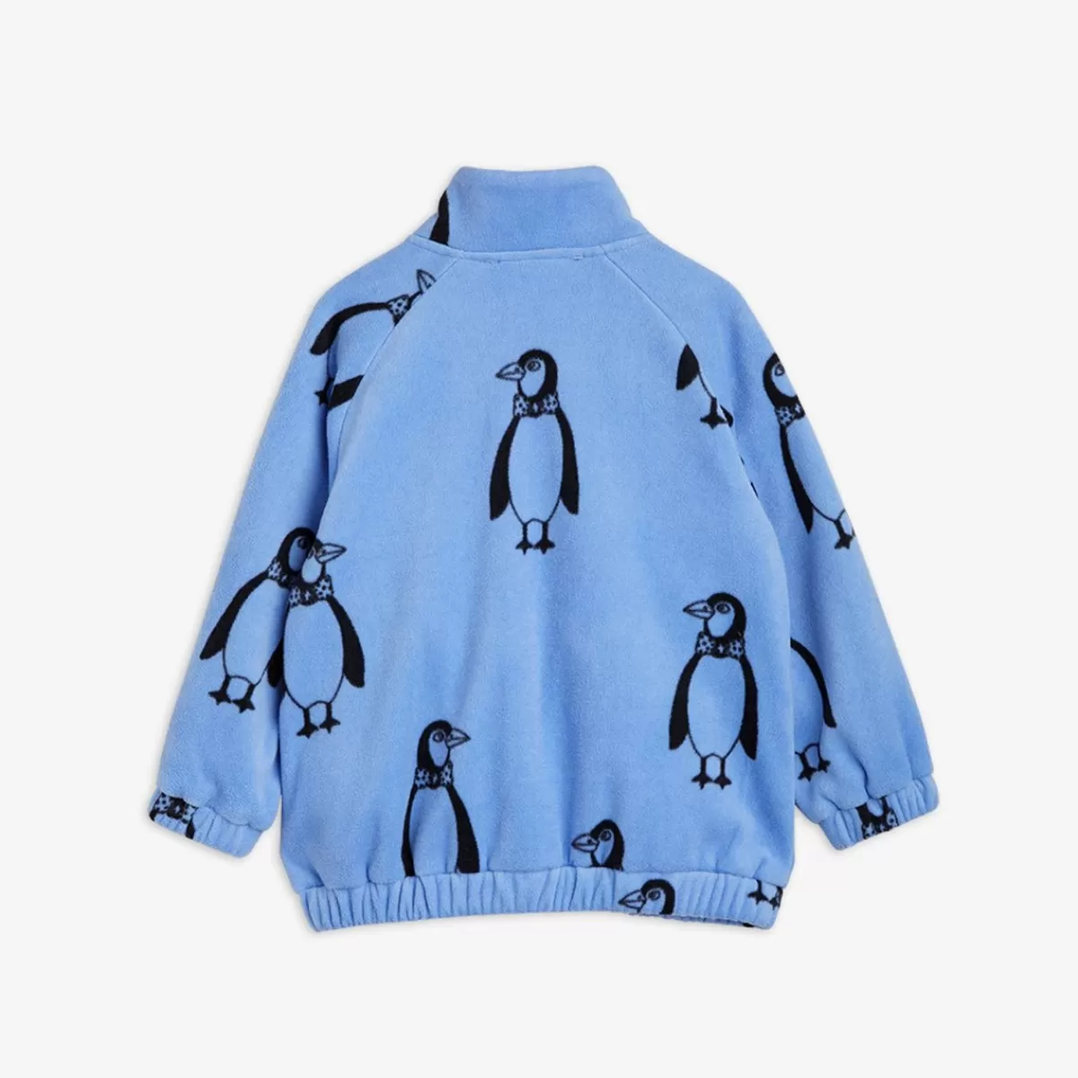 Outlet Mini Rodini Penguin Fleecejacka Blå