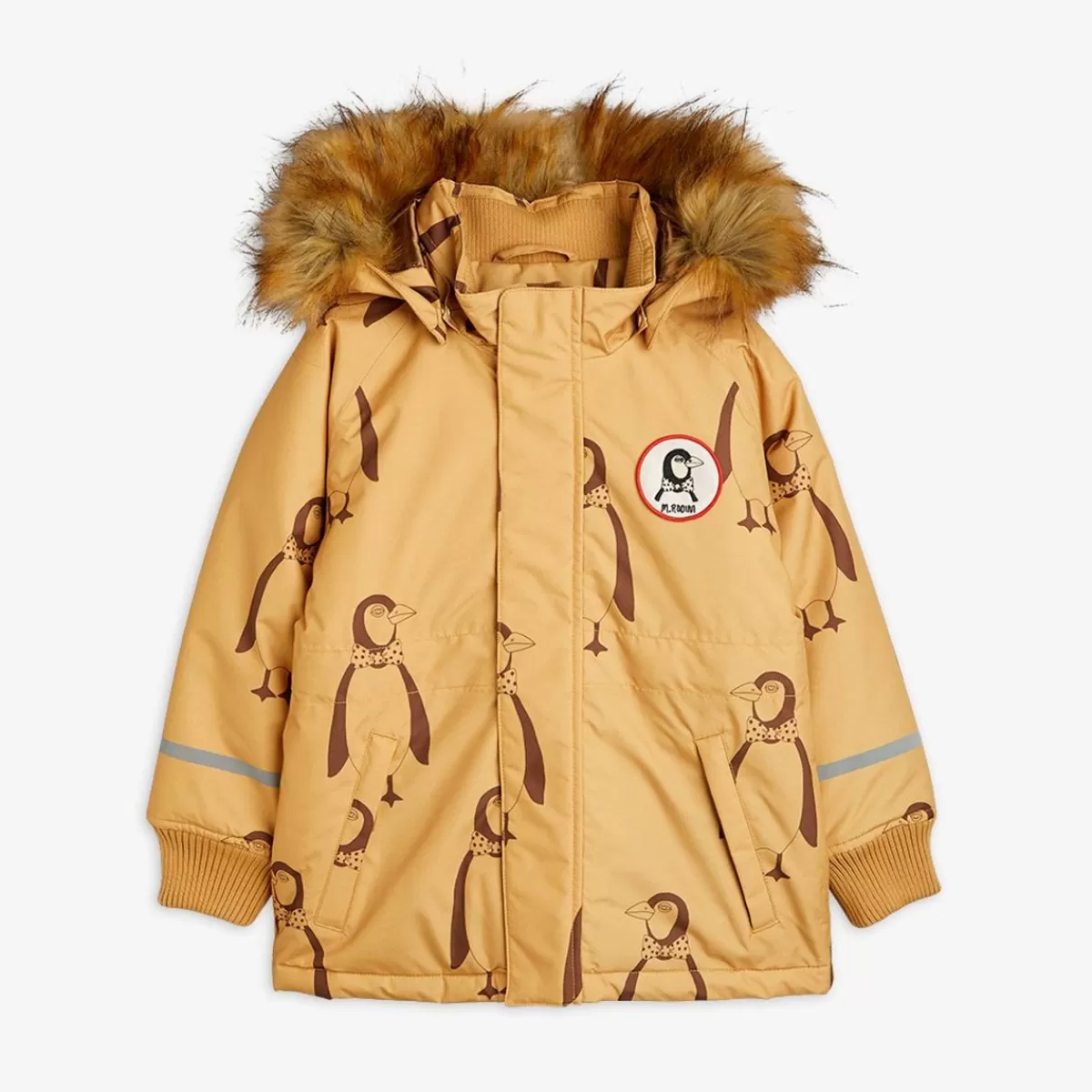 Clearance Mini Rodini Penguin K2 Parkas Beige