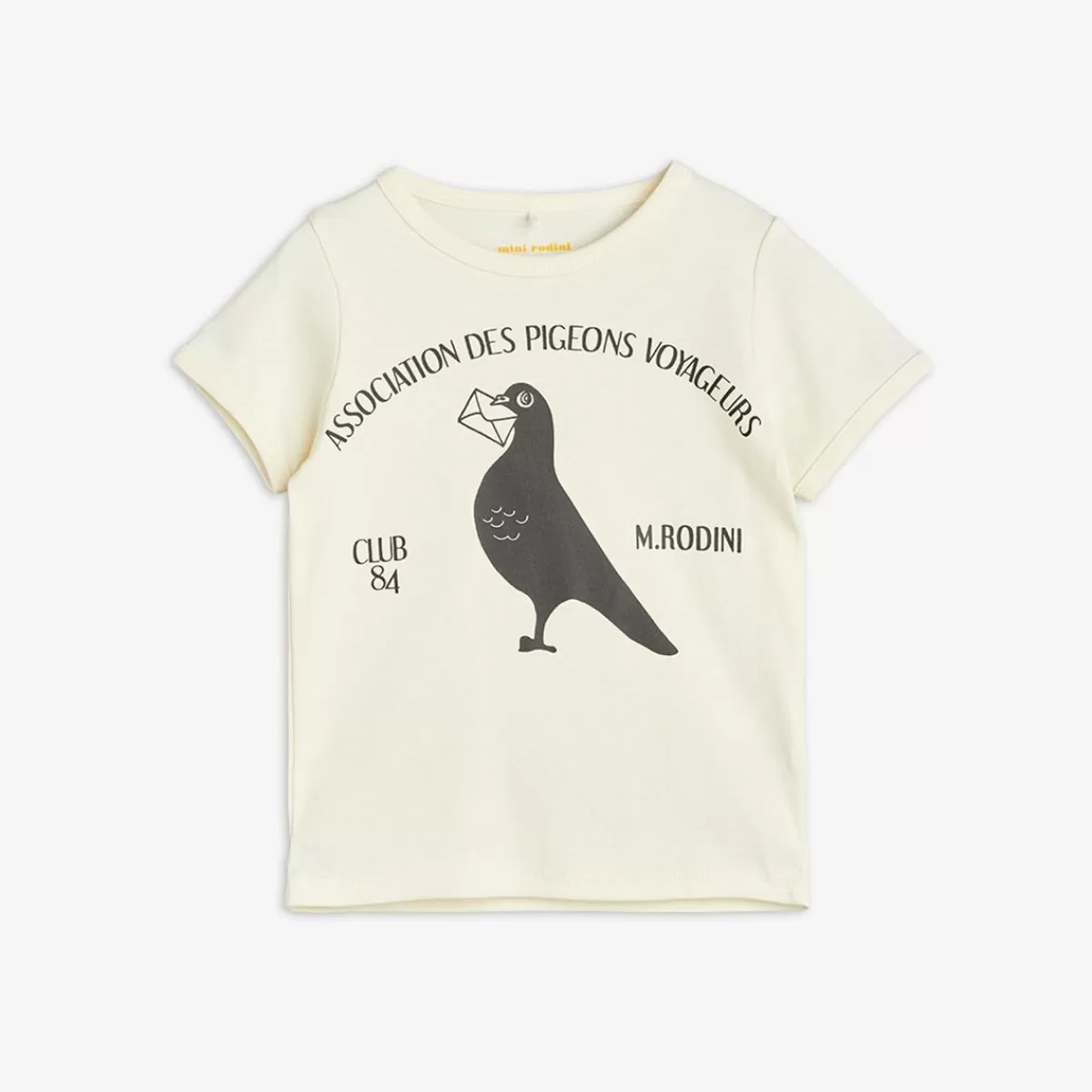 Clearance Mini Rodini Pigeon T-Shirt Offwhite