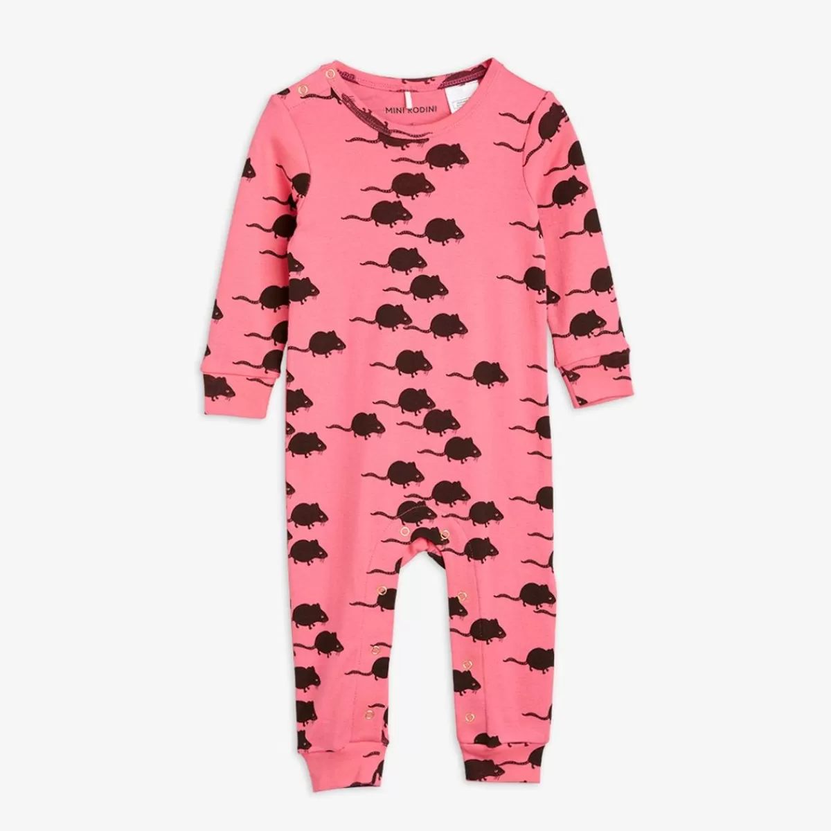 Cheap Mini Rodini Rats Baby Jumpsuit Rosa