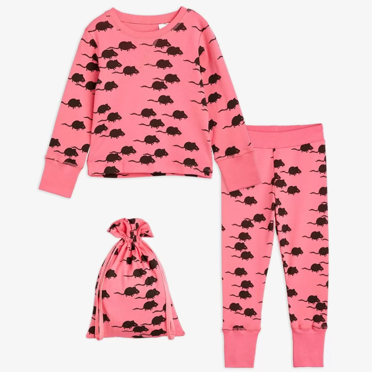 Cheap Mini Rodini Rats Pyjamas Set Rosa