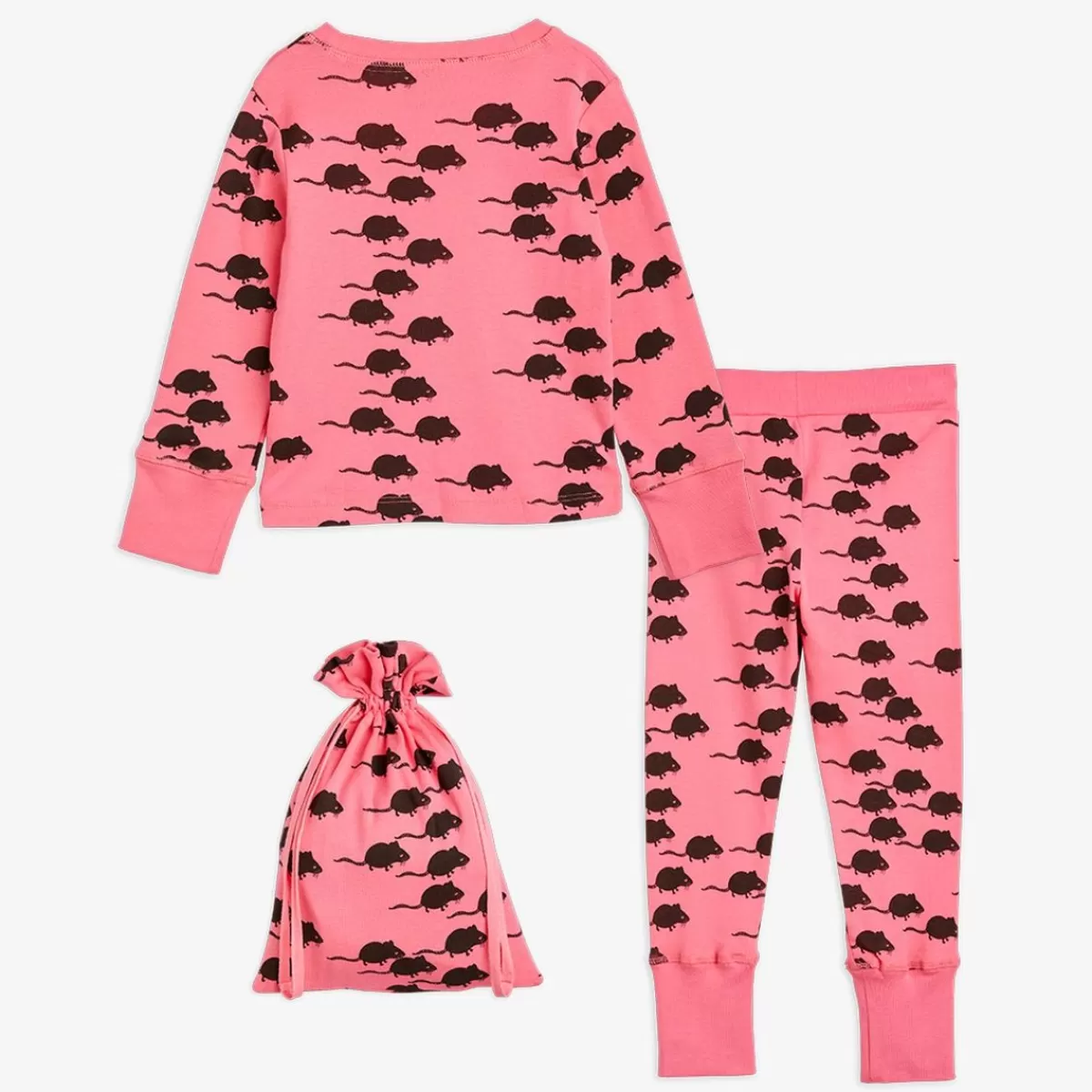 Cheap Mini Rodini Rats Pyjamas Set Rosa