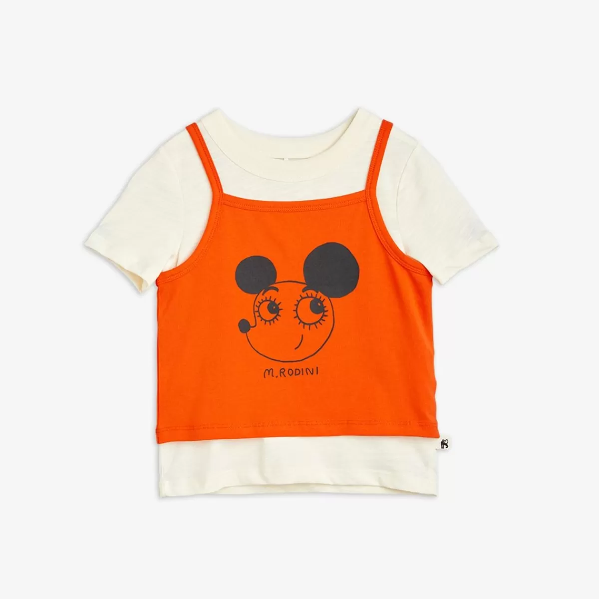 Cheap Mini Rodini Ritzratz T-Shirt med Linne