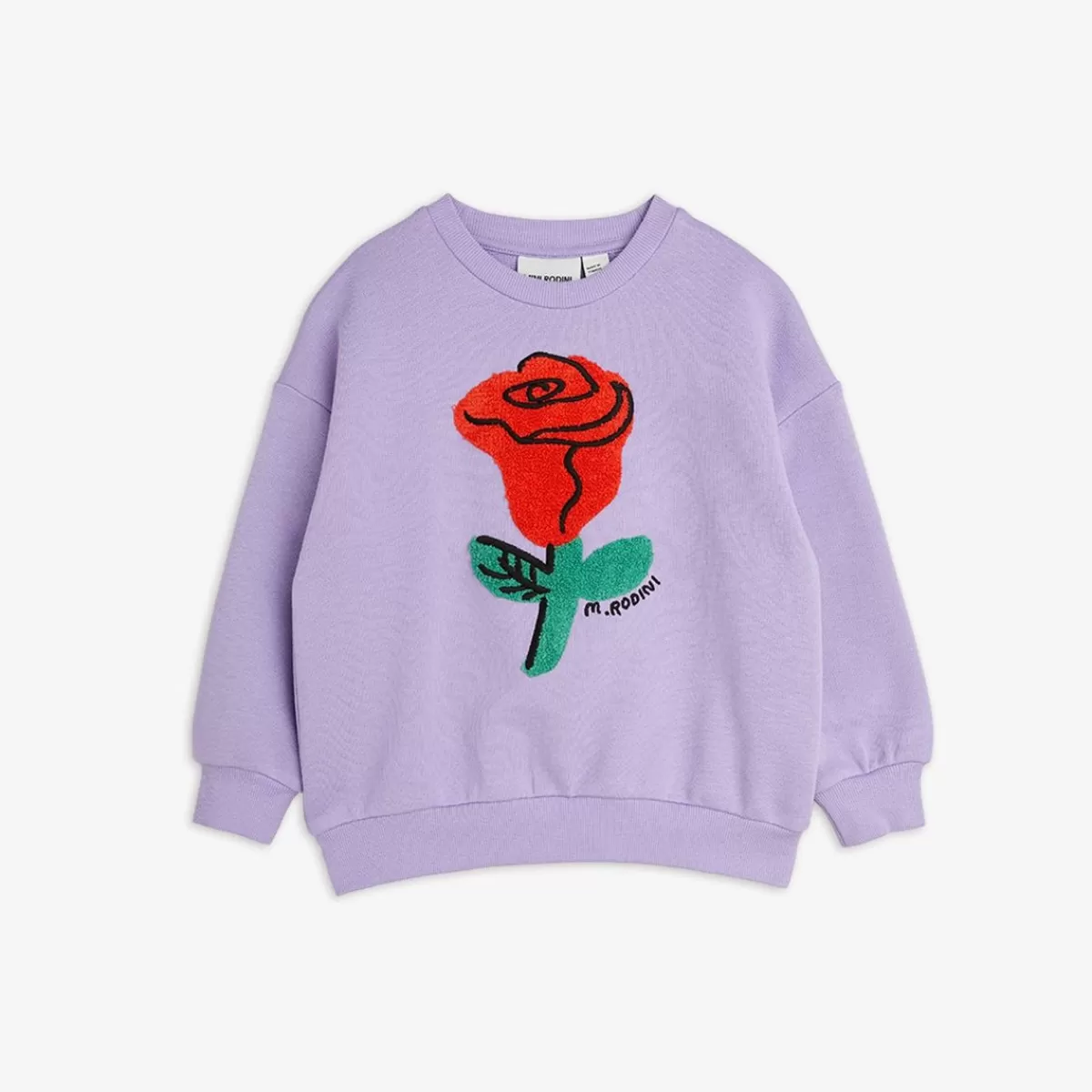 Store Mini Rodini Rose Chenille Sweatshirt Lila