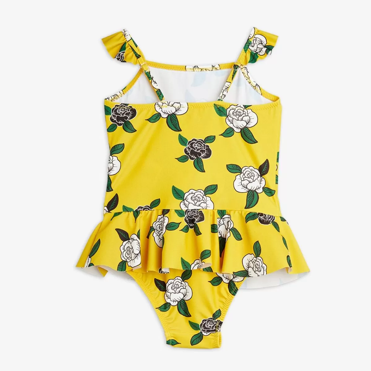 Best Sale Mini Rodini Rose UV-baddräkt med Kjol Yellow