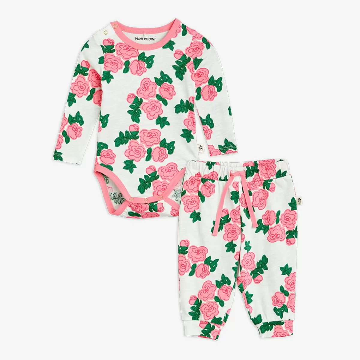 Online Mini Rodini Roses Babyset