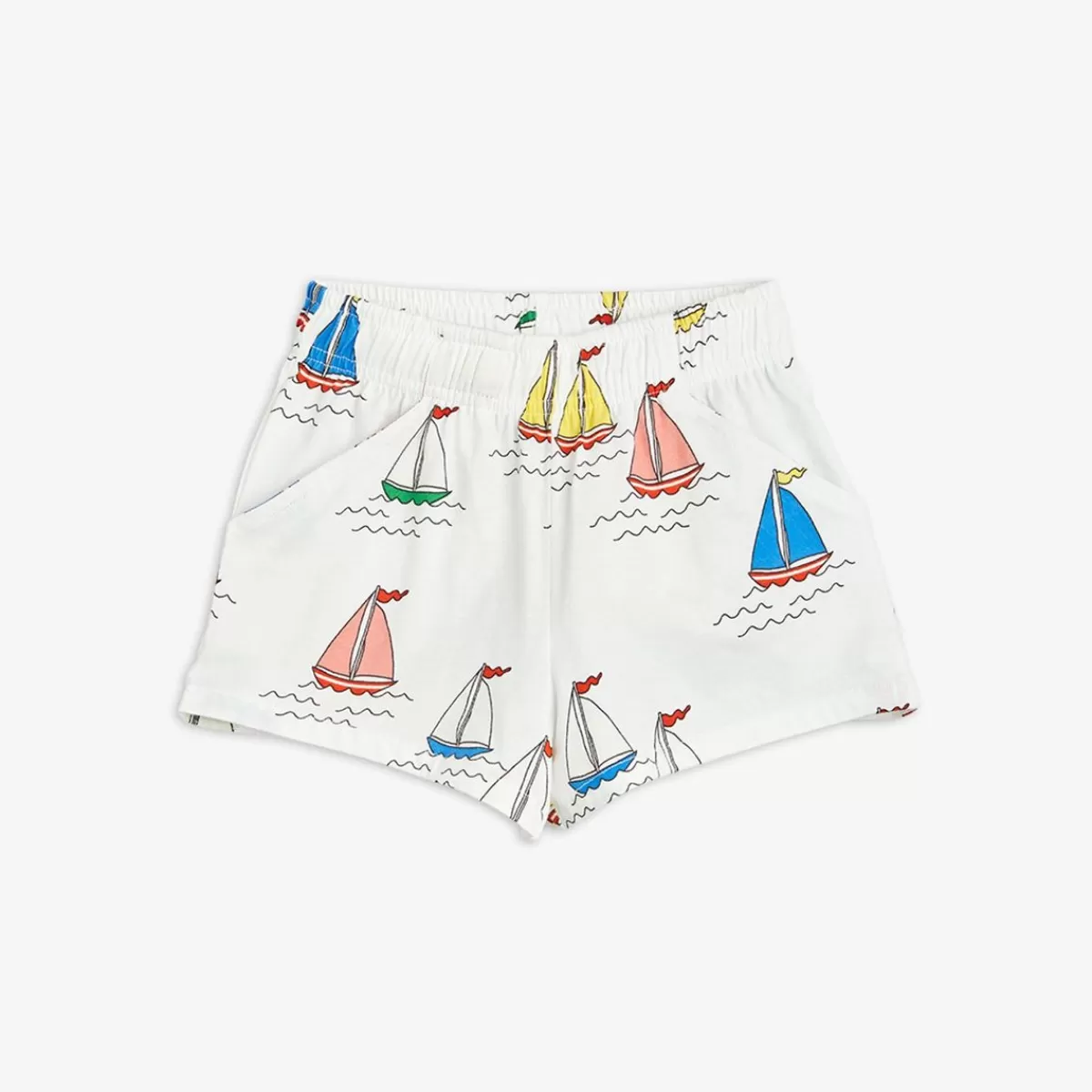 Shop Mini Rodini Sailing Boats Shorts