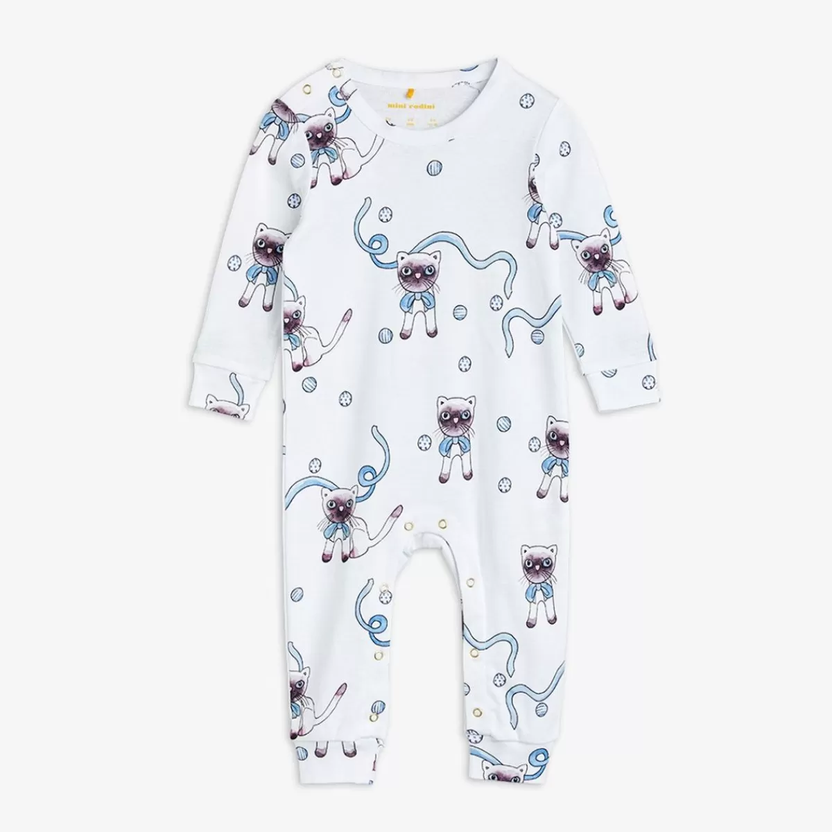 Discount Mini Rodini Siamese Cat Baby Jumpsuit