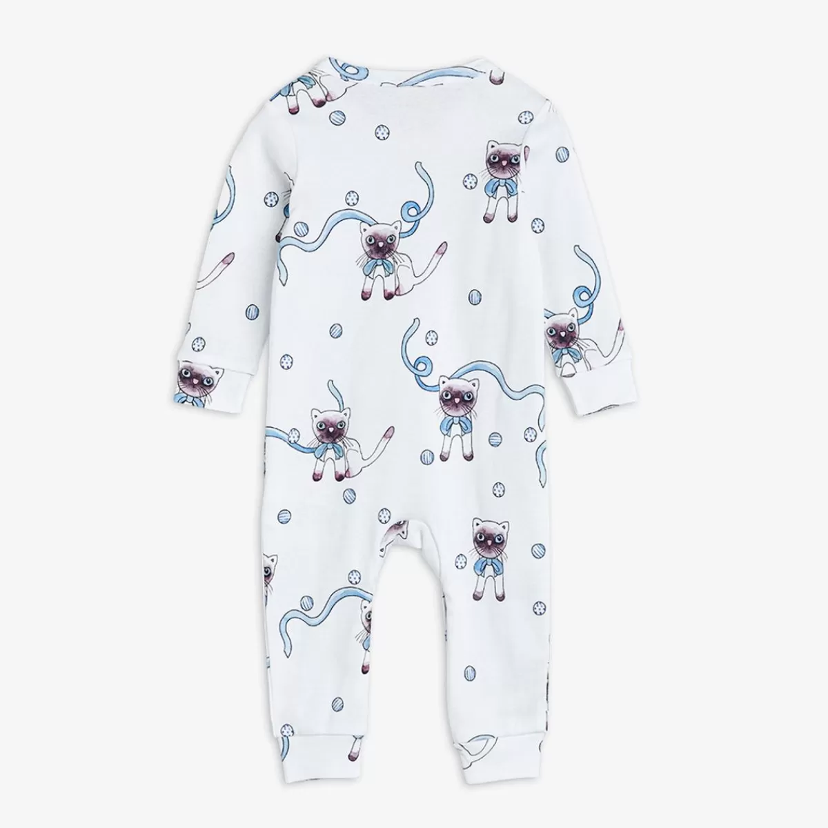 Discount Mini Rodini Siamese Cat Baby Jumpsuit