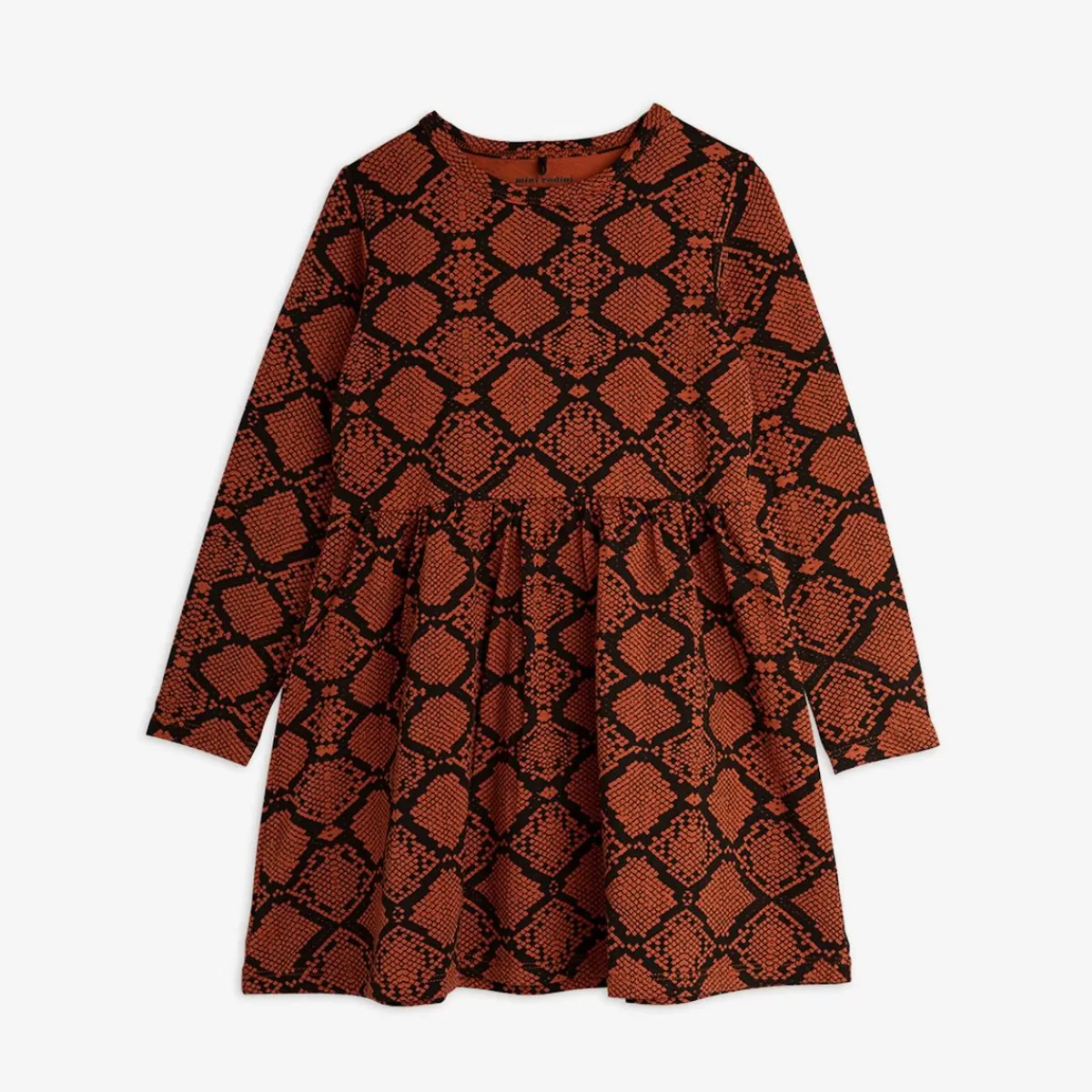 Cheap Mini Rodini Snakeskin Klänning Brun