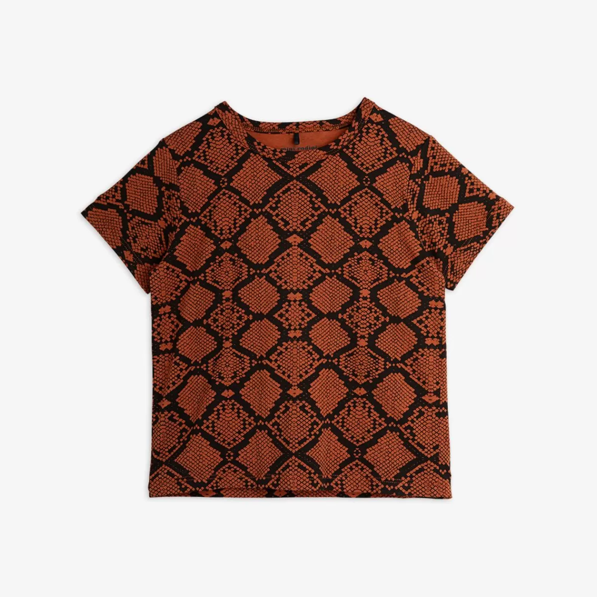 New Mini Rodini Snakeskin T-shirt Brun