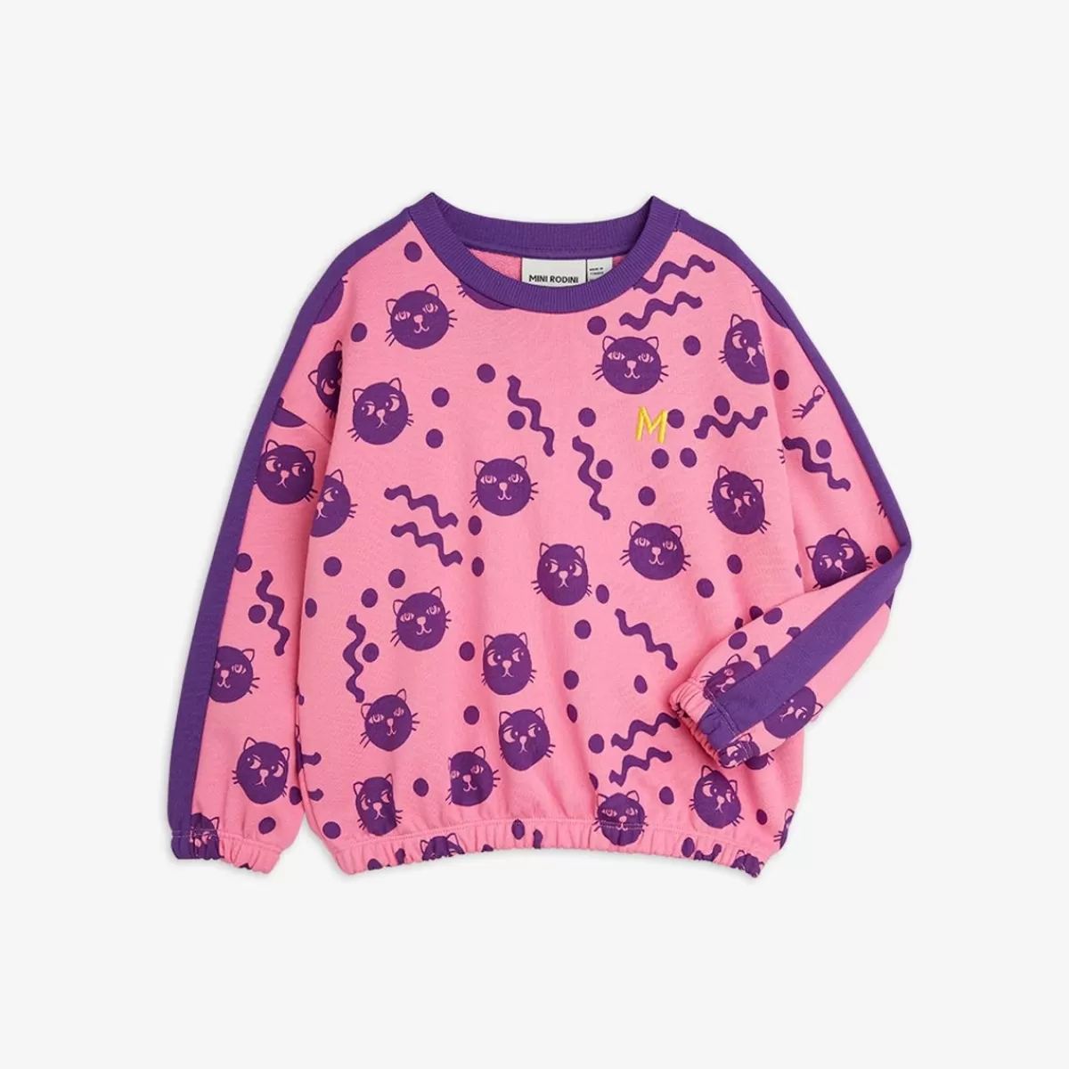 Flash Sale Mini Rodini Squiggly Cats Sweatshirt