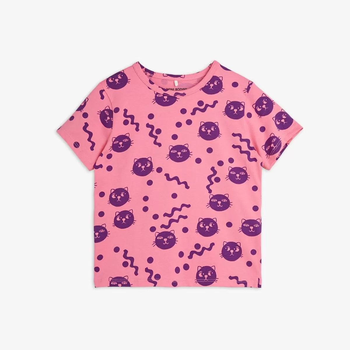 Online Mini Rodini Squiggly Cats T-shirt