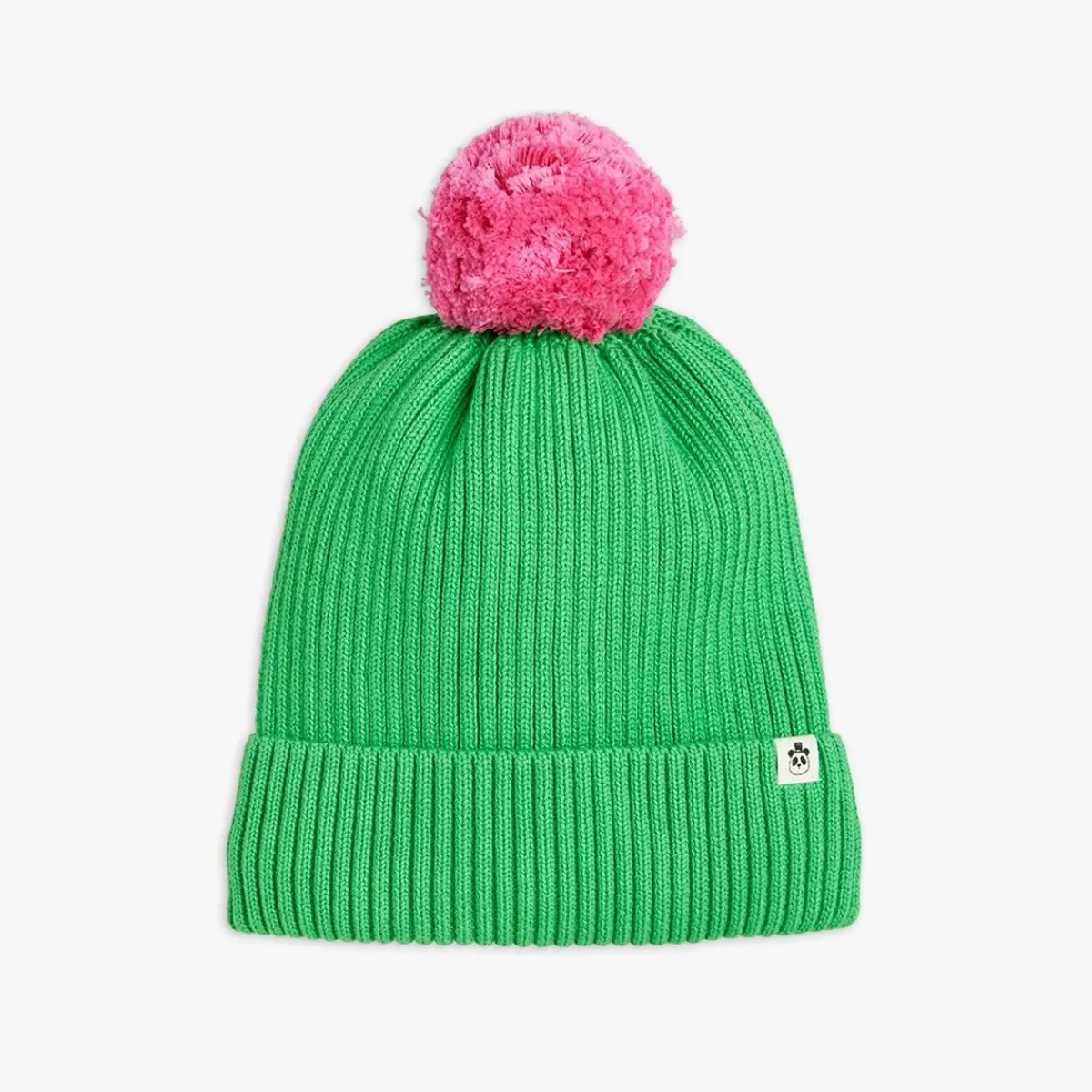 Flash Sale Mini Rodini Stickad Beanie med Tofs Grön