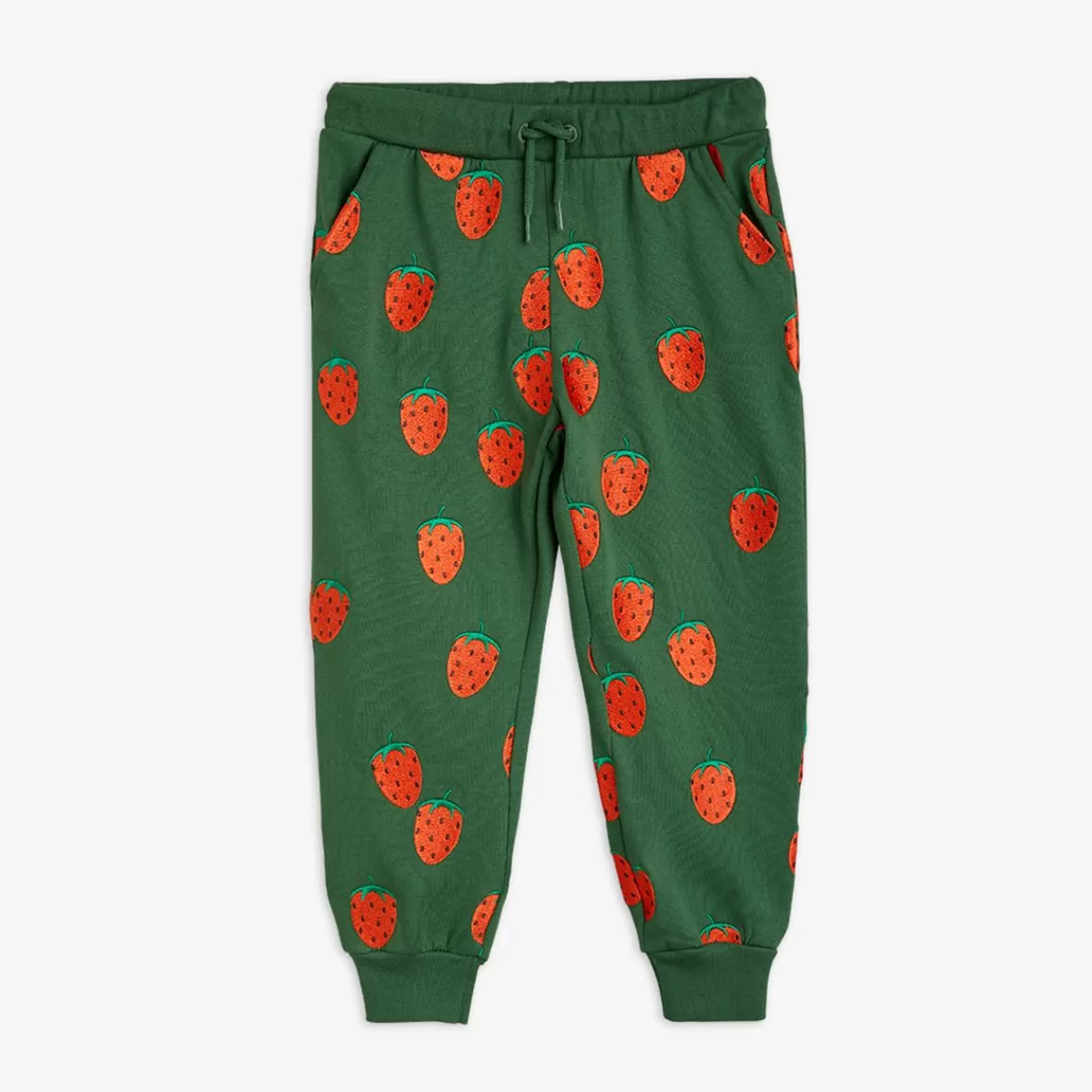 Hot Mini Rodini Strawberries Broderade Sweatpants