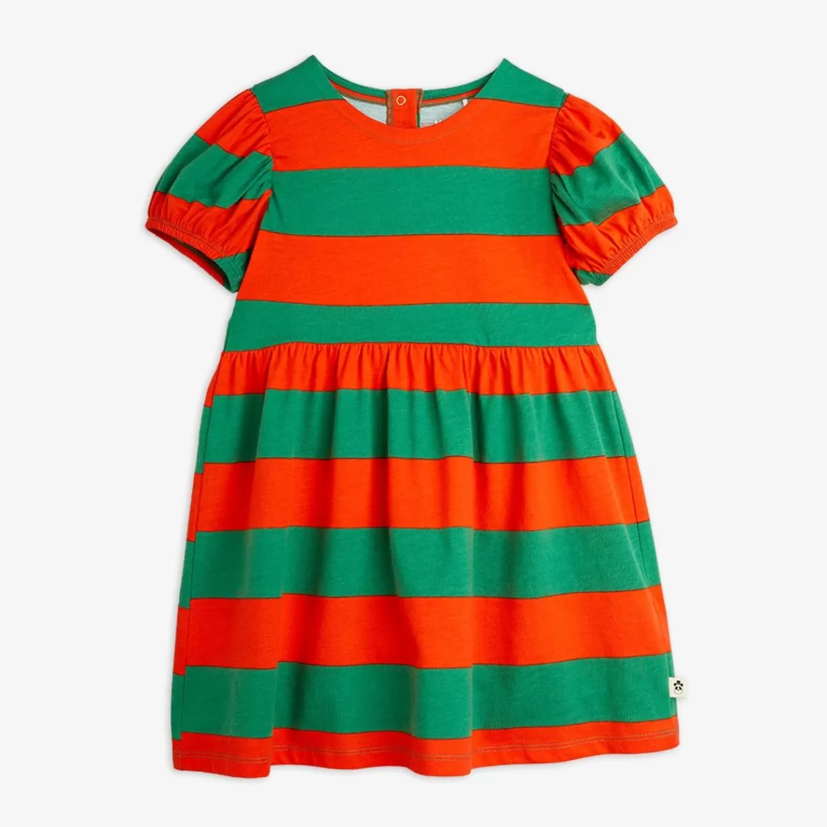 Best Mini Rodini Stripe Puffärmad Klänning