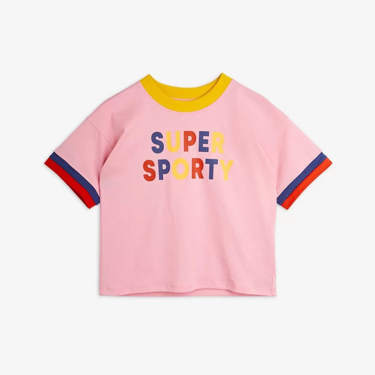 Clearance Mini Rodini Super Sporty T-Shirt Rosa