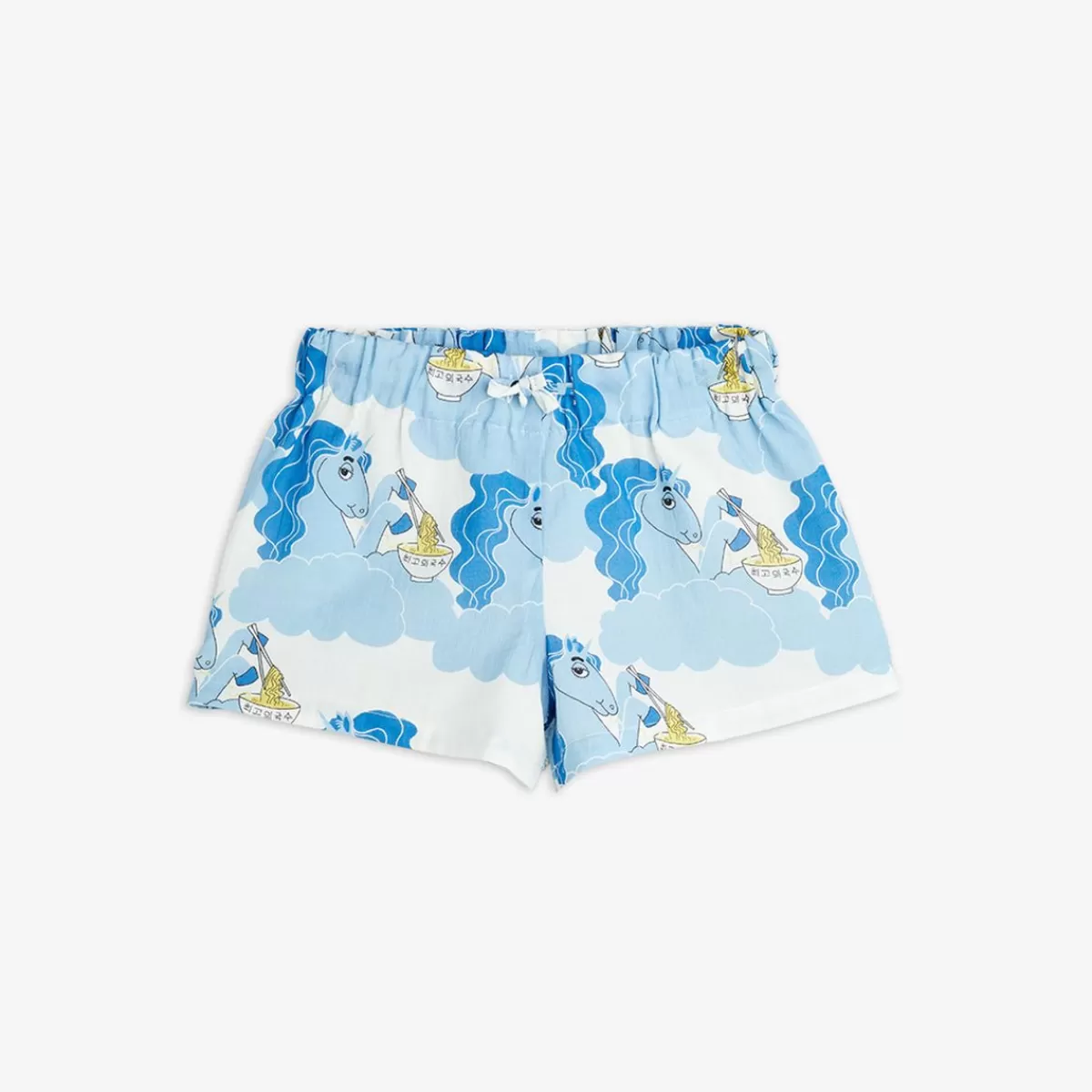 Best Sale Mini Rodini Unicorn Noodles Vävda Shorts